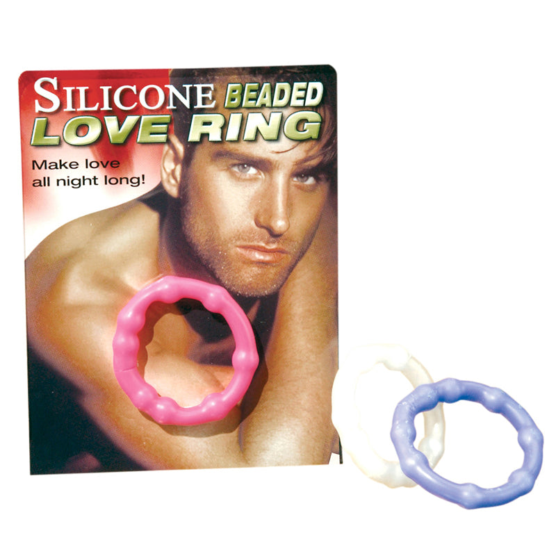 Silicone Beaded Love Ring
