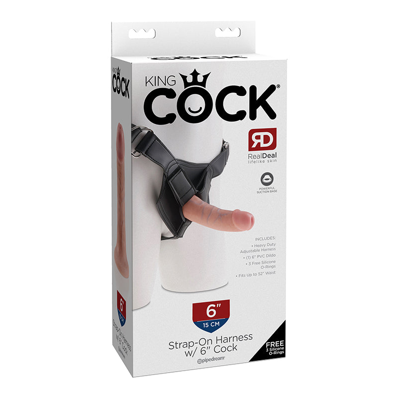 King Cock Strap-On Harness W/ Cock