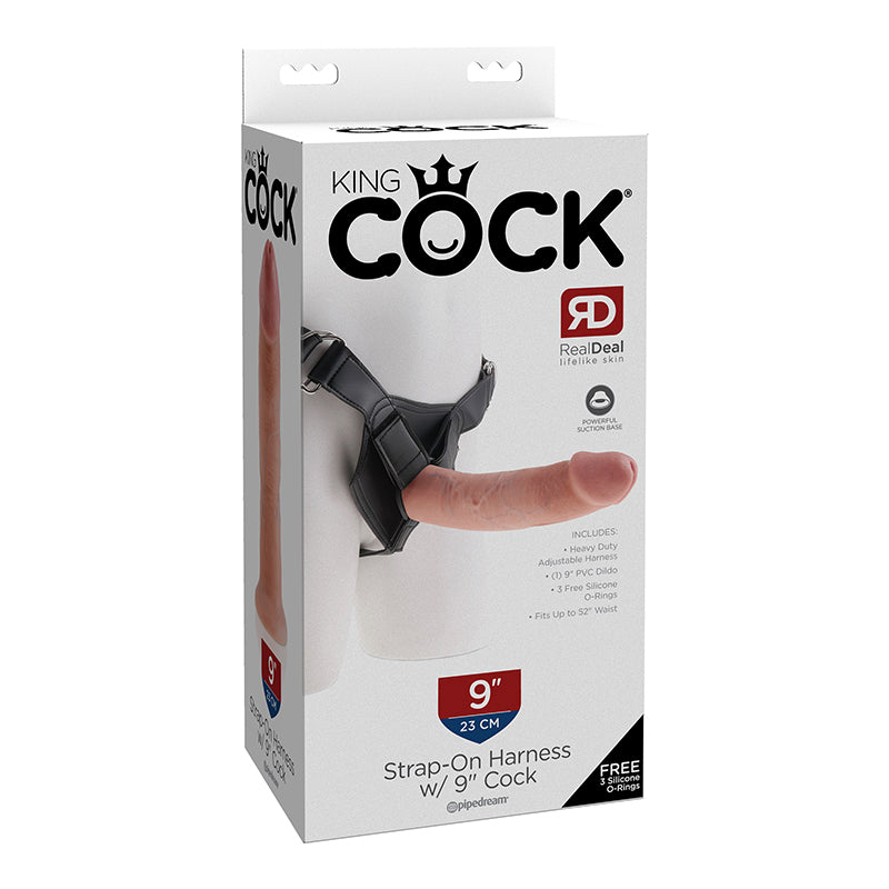 King Cock Strap-On Harness W/ Cock