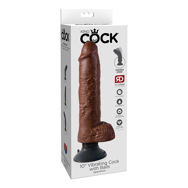 King Cock Vibrating Cock W/Balls