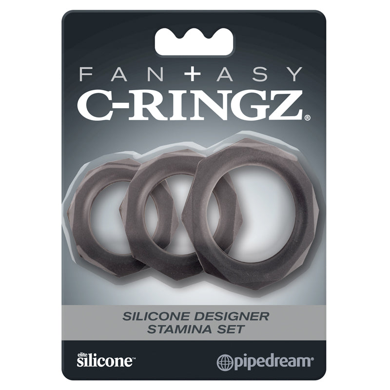 FCR - Fantasy C-Ringz Silicone Designer Stamina Set Black
