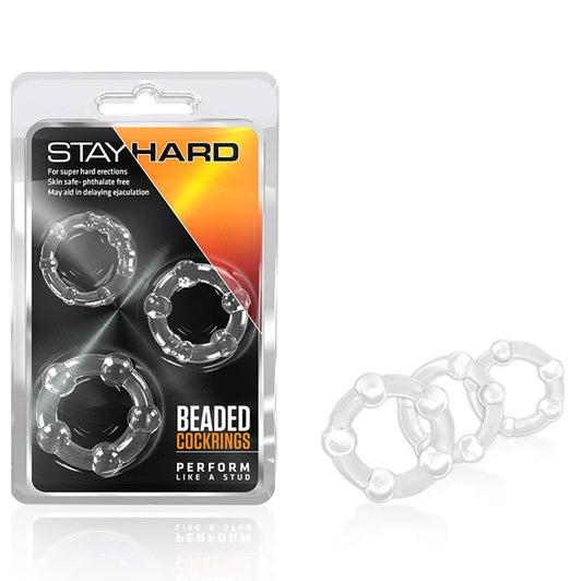 Stay Hard Beaded Cockring
