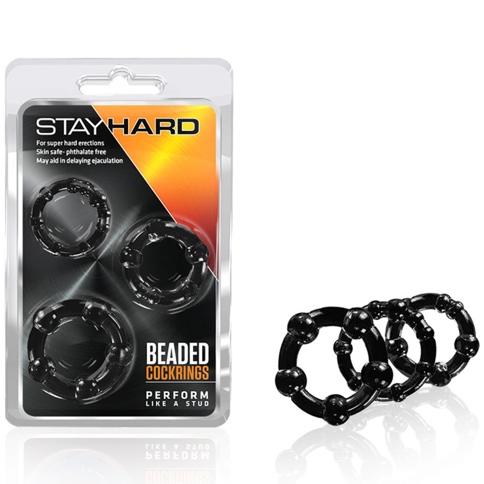 Stay Hard Beaded Cockring