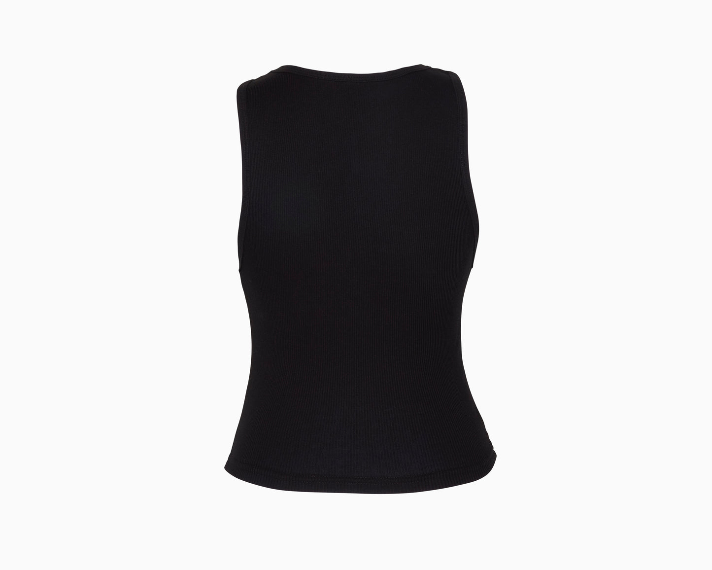 Rhinestone Crop Top - White