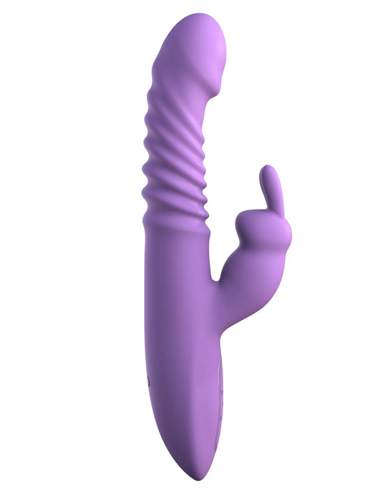 Her Thrusting Silicone Rabbit