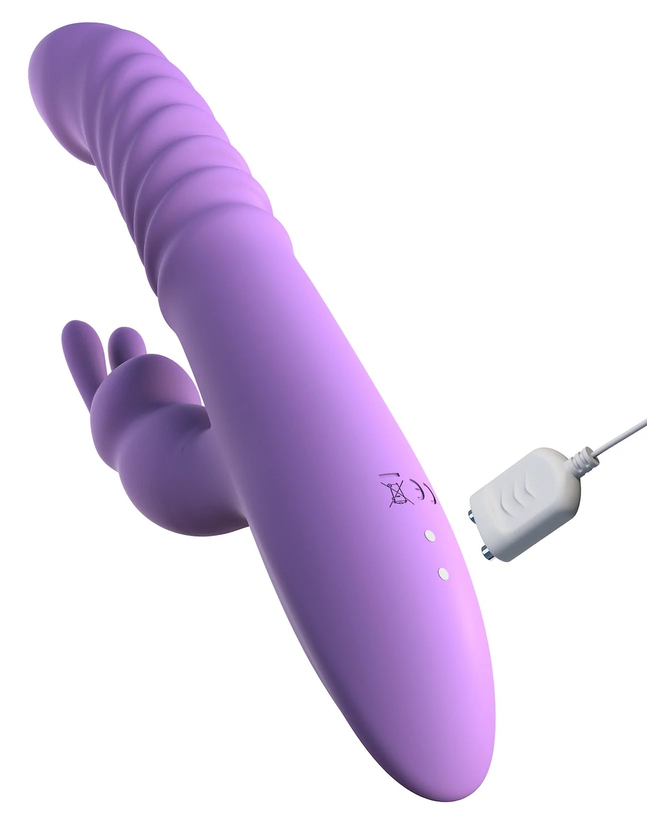 Her Thrusting Silicone Rabbit