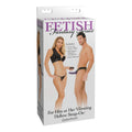 Fetish Fantasy For Him or Her Vibrating Hollow Strap-On
