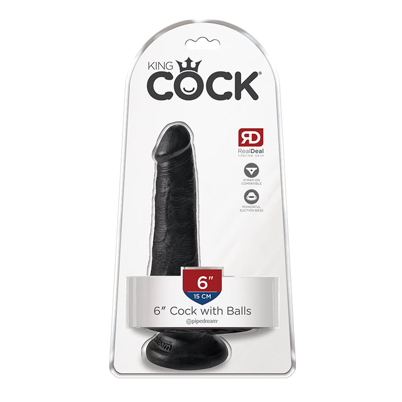 King Cock 6" Cock w/ Balls