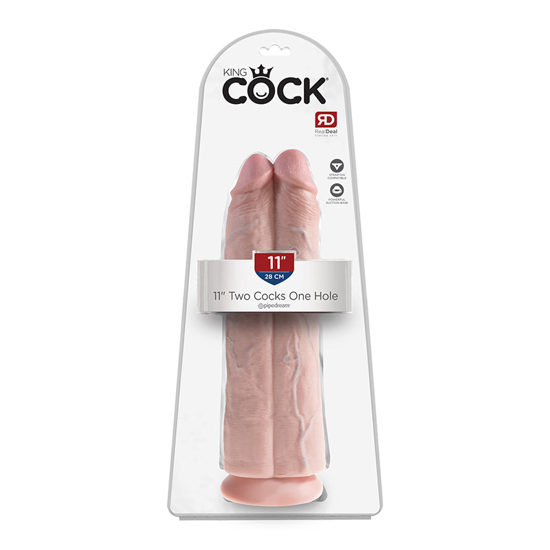 King Cock Two Cocks One Hole