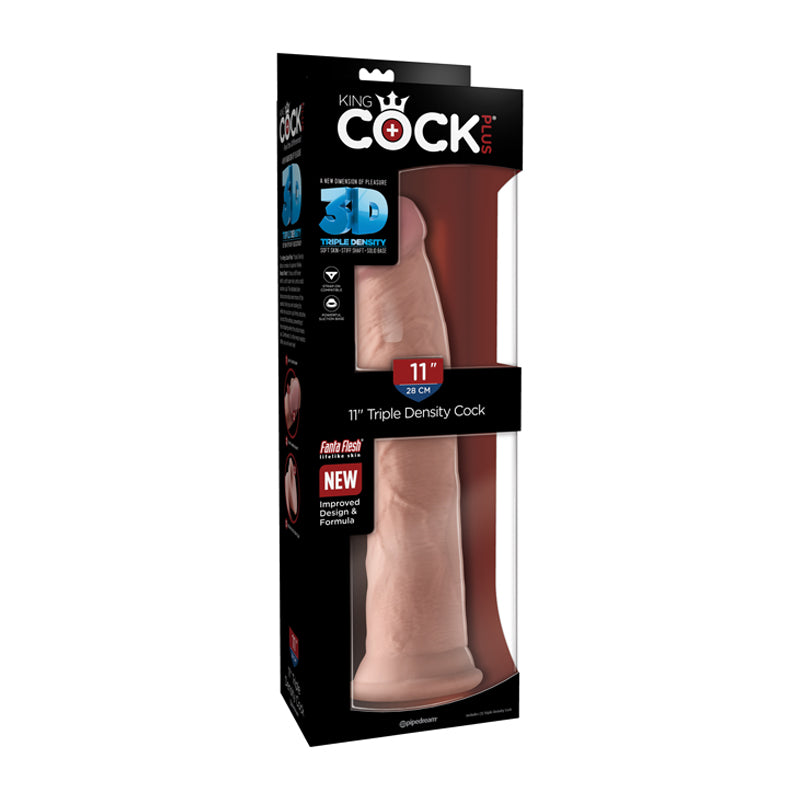 King Cock Plus Triple Density Cock- Light