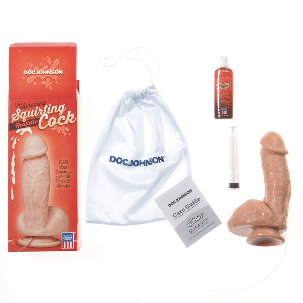 The Amazing Squirting Realistic Cock
